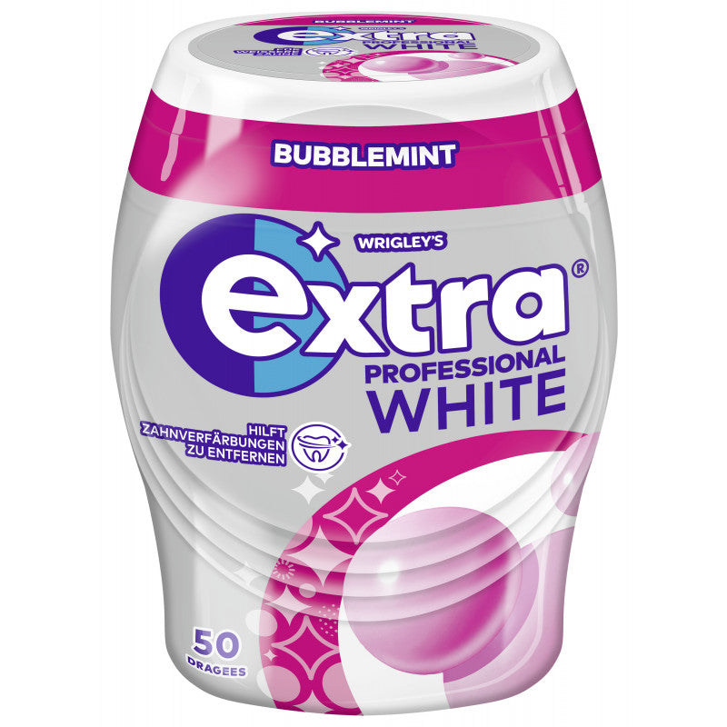 Wrigley's Extra Professional White Bubblemint Dose (50 Dragees)