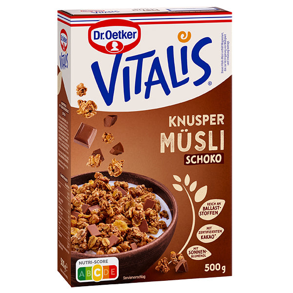 Dr. Oetker Vitalis Knuspermüsli Schoko 500 g