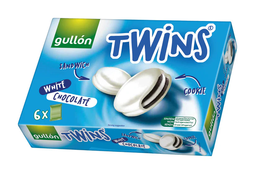 Gullon Twins Cubiertos BLANCO 252g