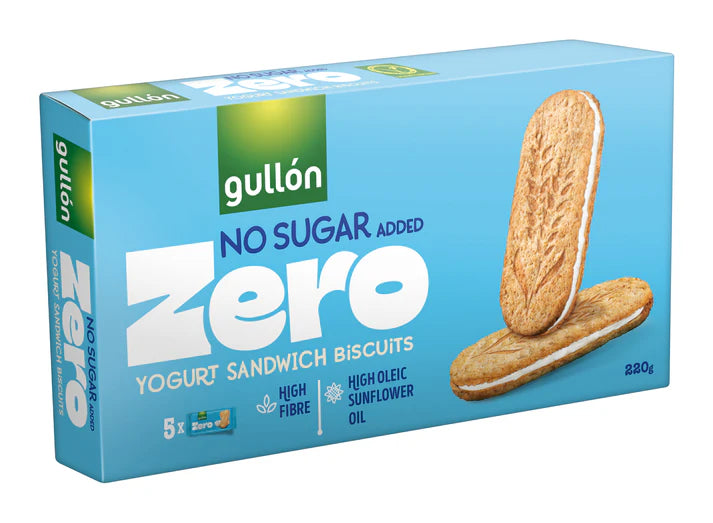 Gullon No Sugar Added Cream Sandwich Cookies 220g