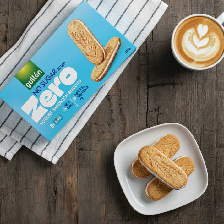 Gullon No Sugar Added Cream Sandwich Cookies 220g