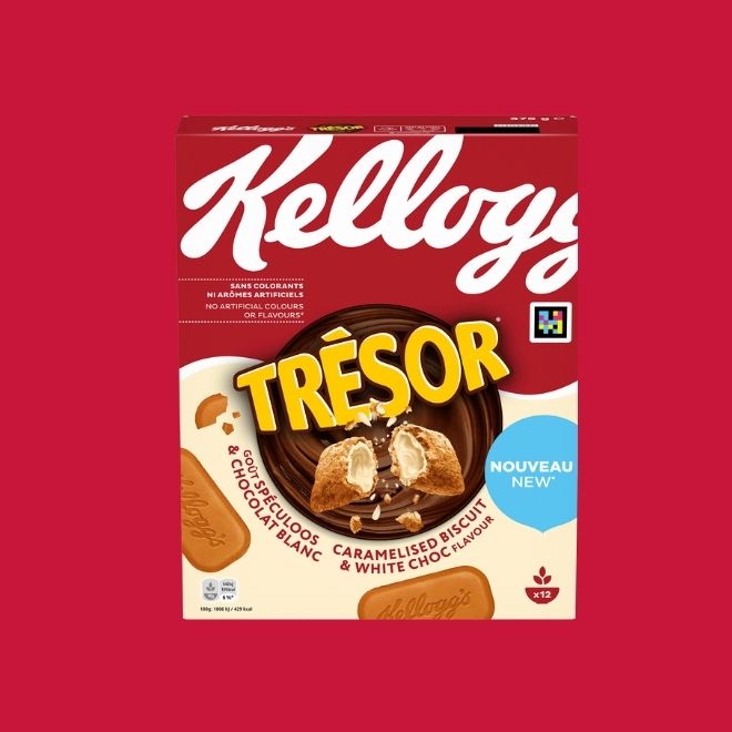 Kellogg's Tresor Caramelised Biscuit & White Choc 375 g