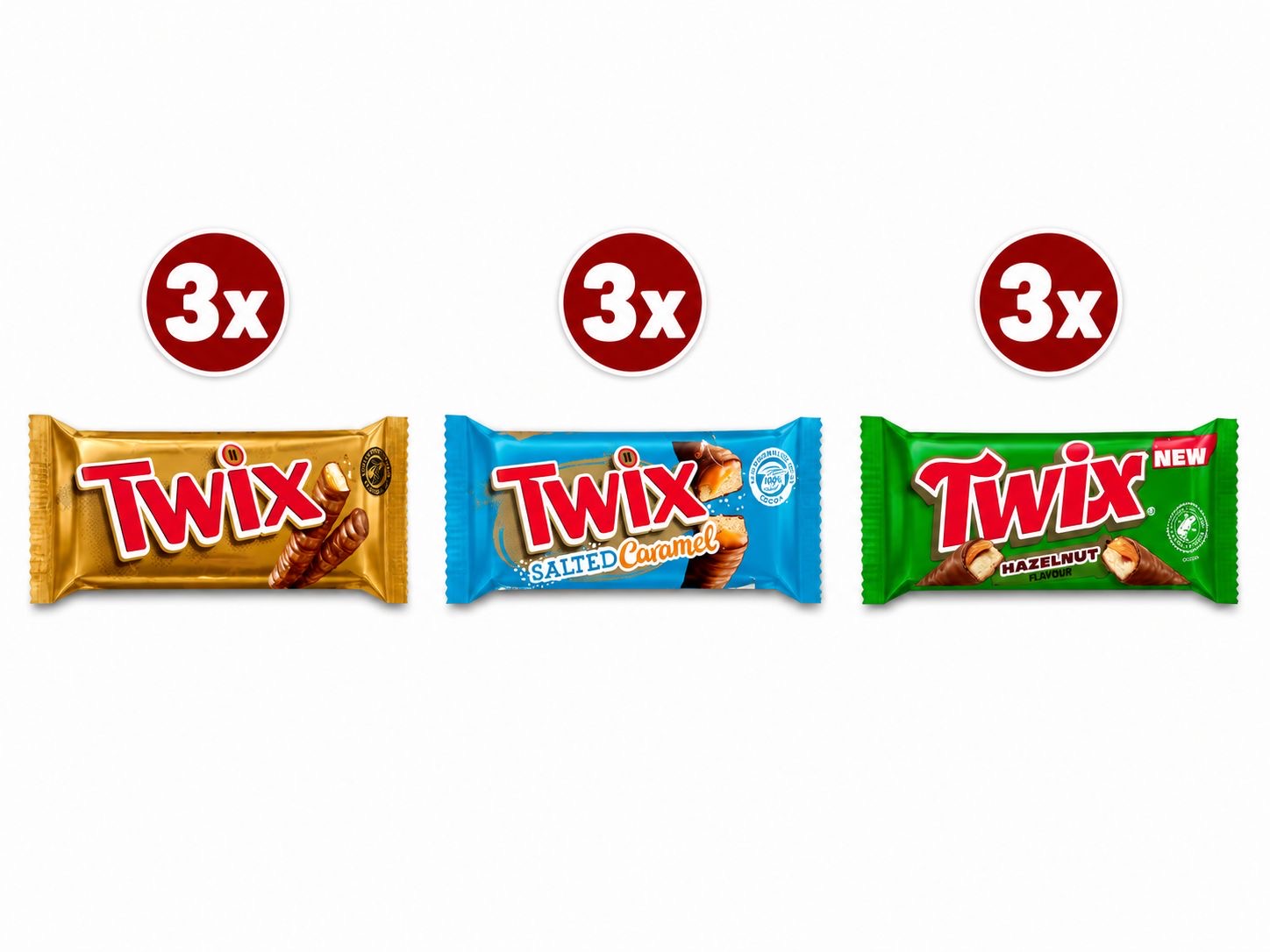 Twix mixed Bundle 3 x 3 Sorten