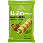 Bardollini Matcha Rolls Waffelröllchen mit Matcha Grüntee Geschmack 120 g
