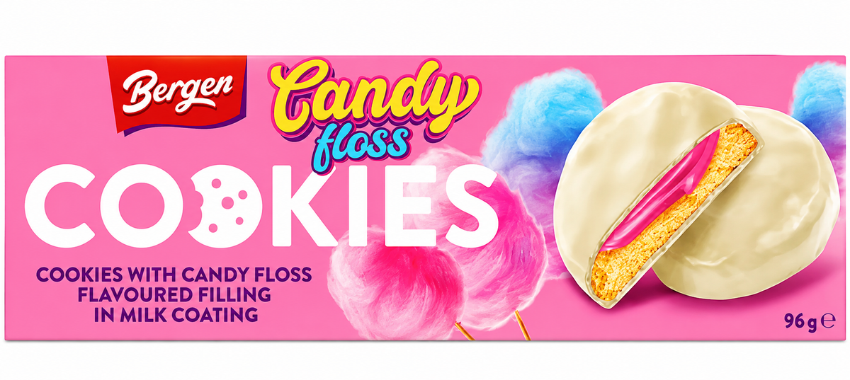 Bergen Cookies Candy Floss 128 g