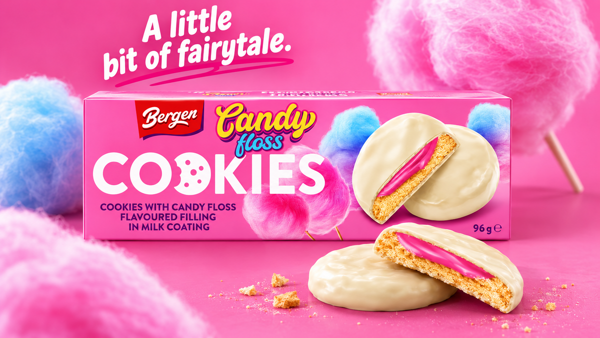 Bergen Cookies Candy Floss 128 g