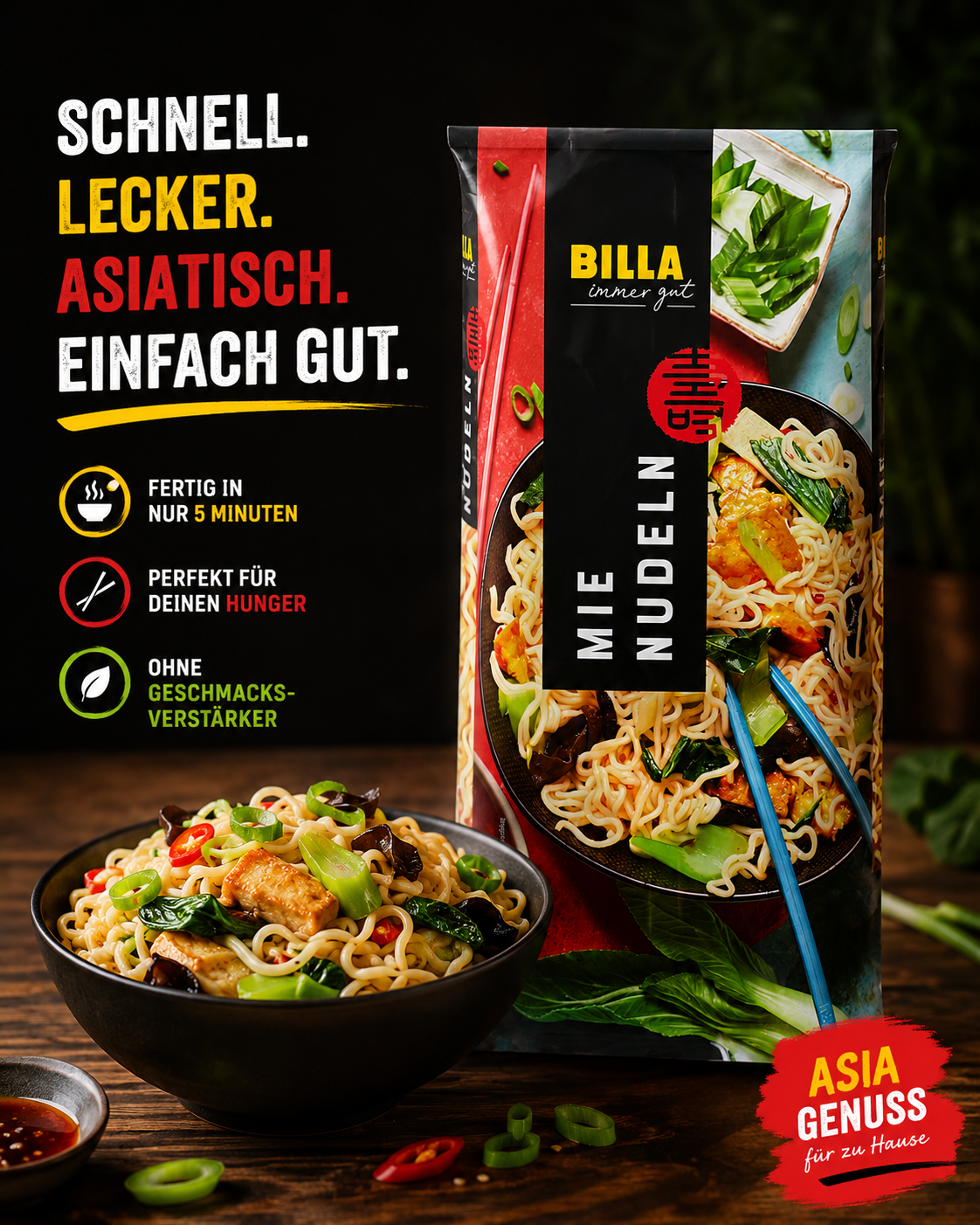 Billa Mie Nudeln 250 g