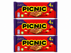 Cadbury Picnic Bundle 3 mal 4 x 38 g