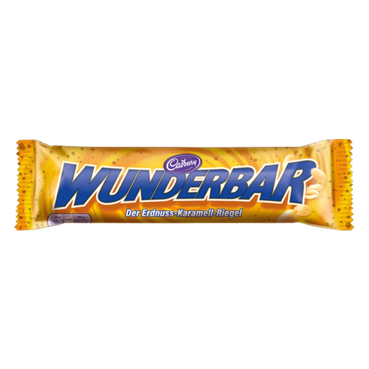 Cadbury Wunderbar Erdnuss Karamell Riegel 5 x 37 g