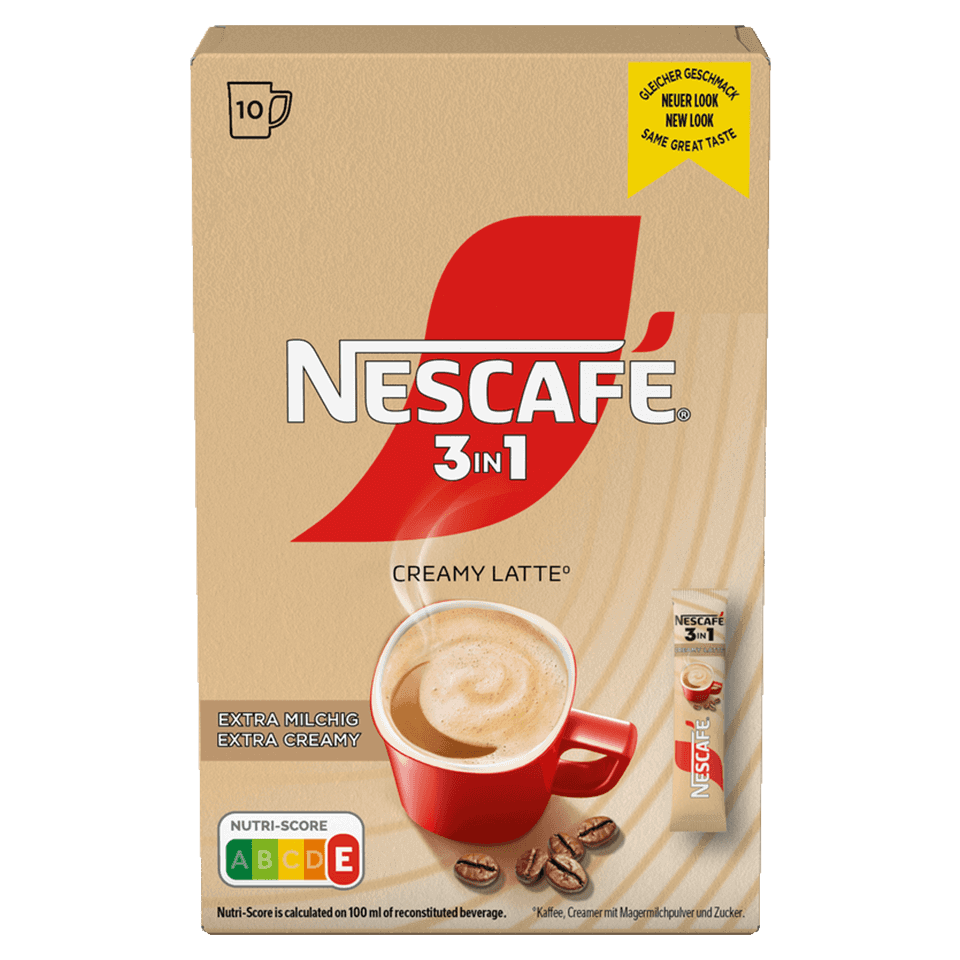 Nescafé 3in1 Creamy Latte Sticks 10 x 15 g (150 g)