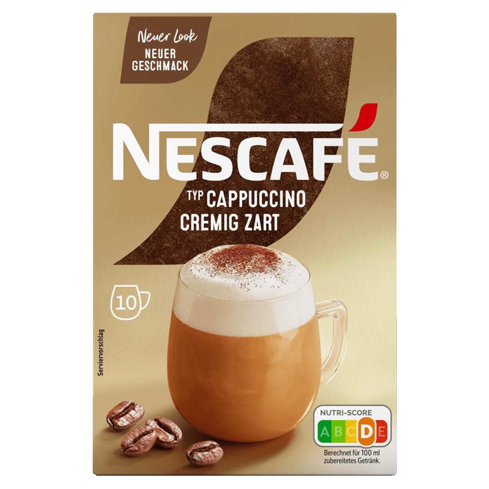 Nescafé Typ Cappuccino Cremig Zart Sticks 10 x 14 g (140 g)