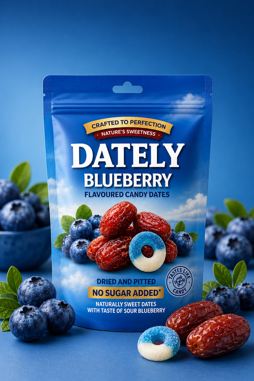 Dately Saure Datteln Blaubeergeschmack No Added Sugar 100 g