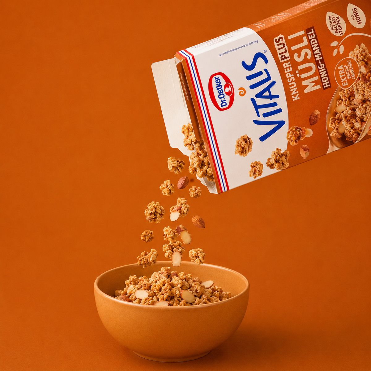 Dr. Oetker Vitalis KnusperPlus Honig-Mandel 450 g