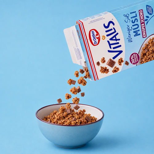 Dr. Oetker Vitalis Weniger süß Knusper Schoko 400 g