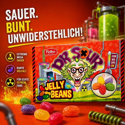 Felko Dr. Sour Jelly Beans 90 g