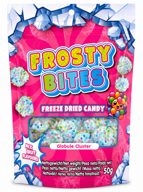 Frosty Bites Freezed Dried Candy Globule Cluster 50 g