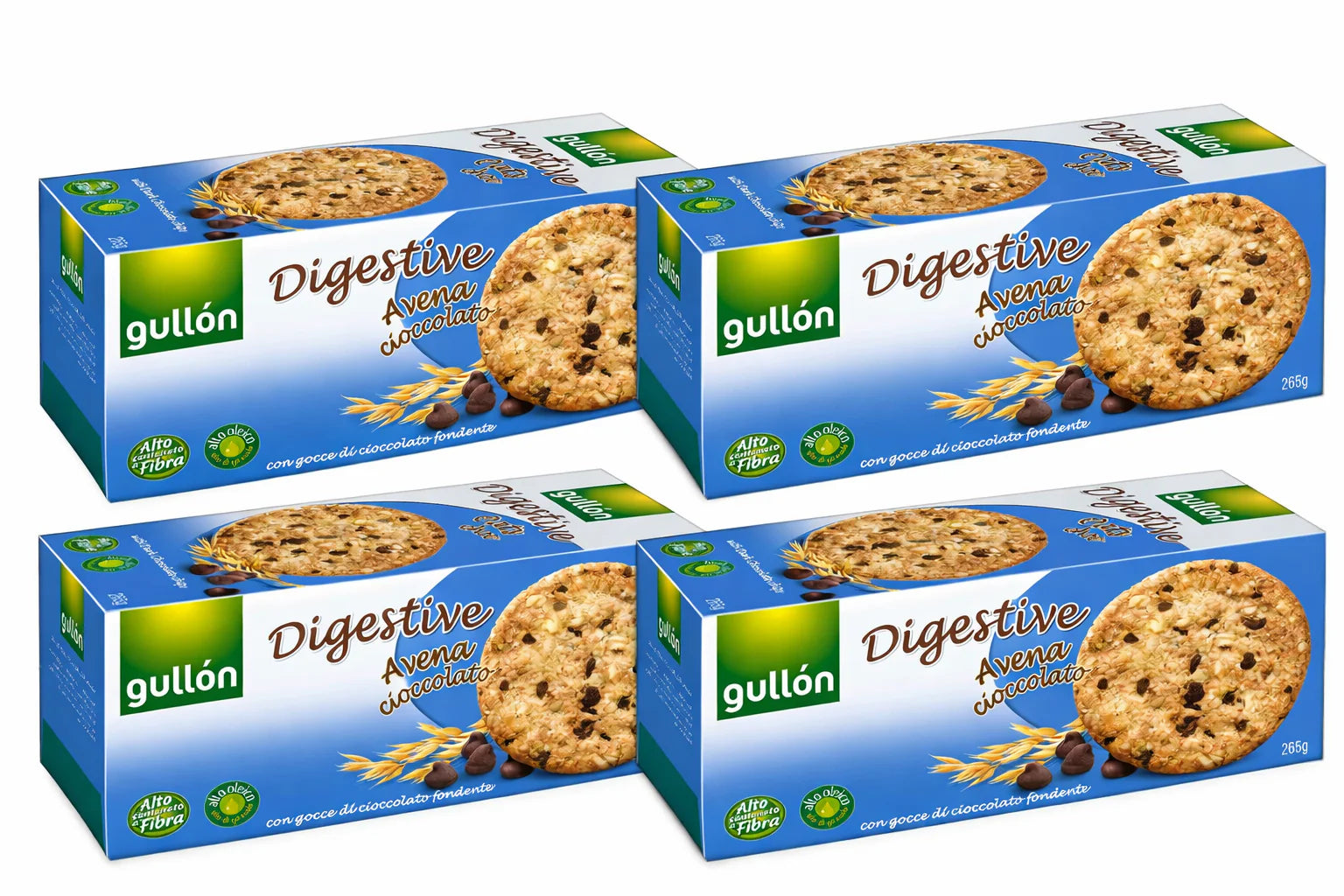 Gullón Digestive Avena Choco 4 x 265g