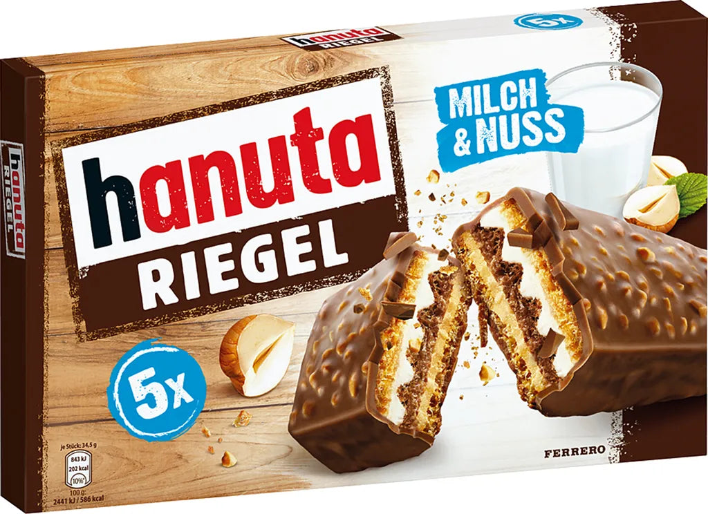 Hanuta Riegel 5 er pack 5 x 34,5 g 