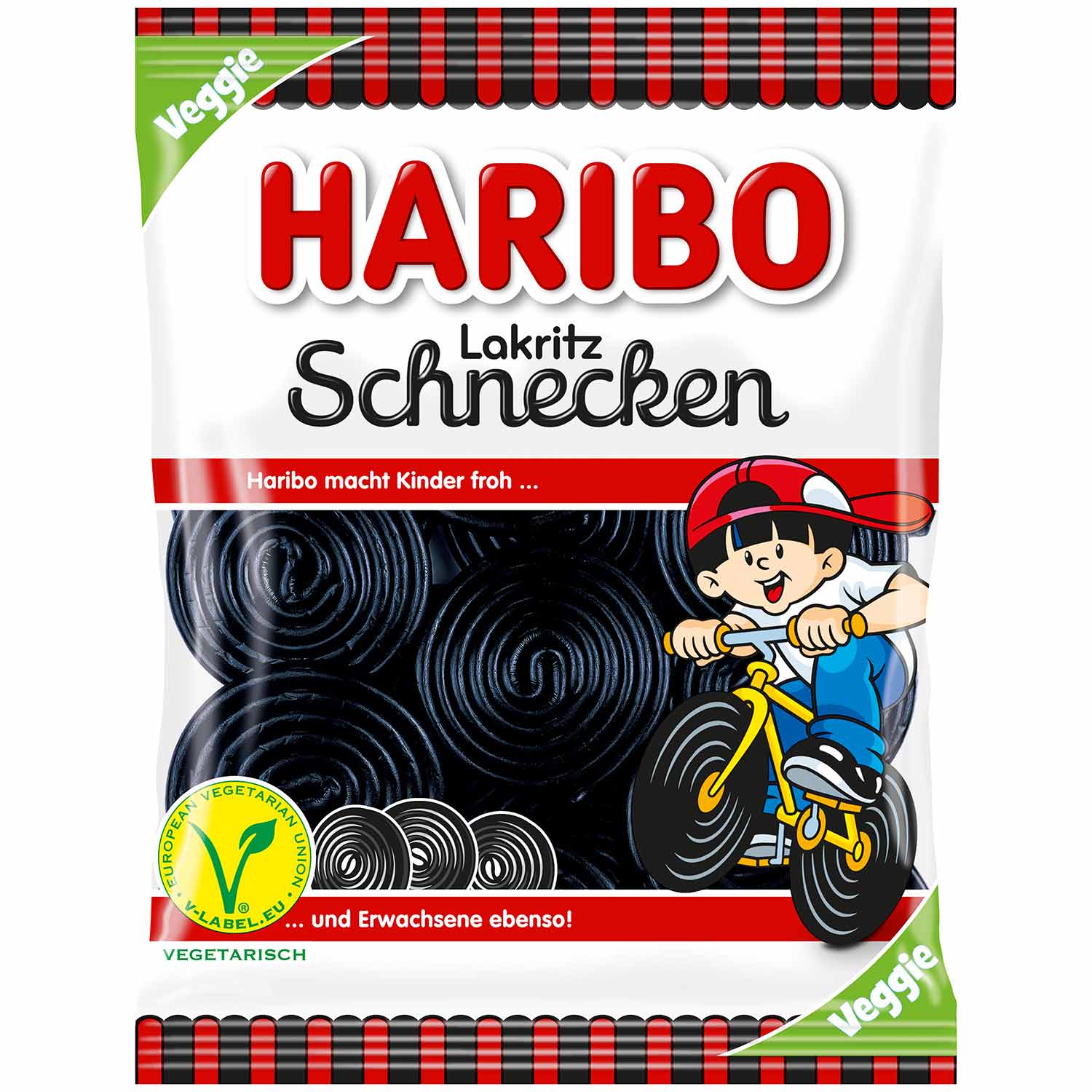 Haribo Lakritz Schnecken Vegan 175 g