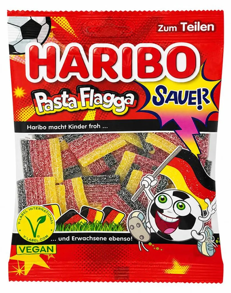Haribo Pasta Flagga Sauer Vegan 160 g