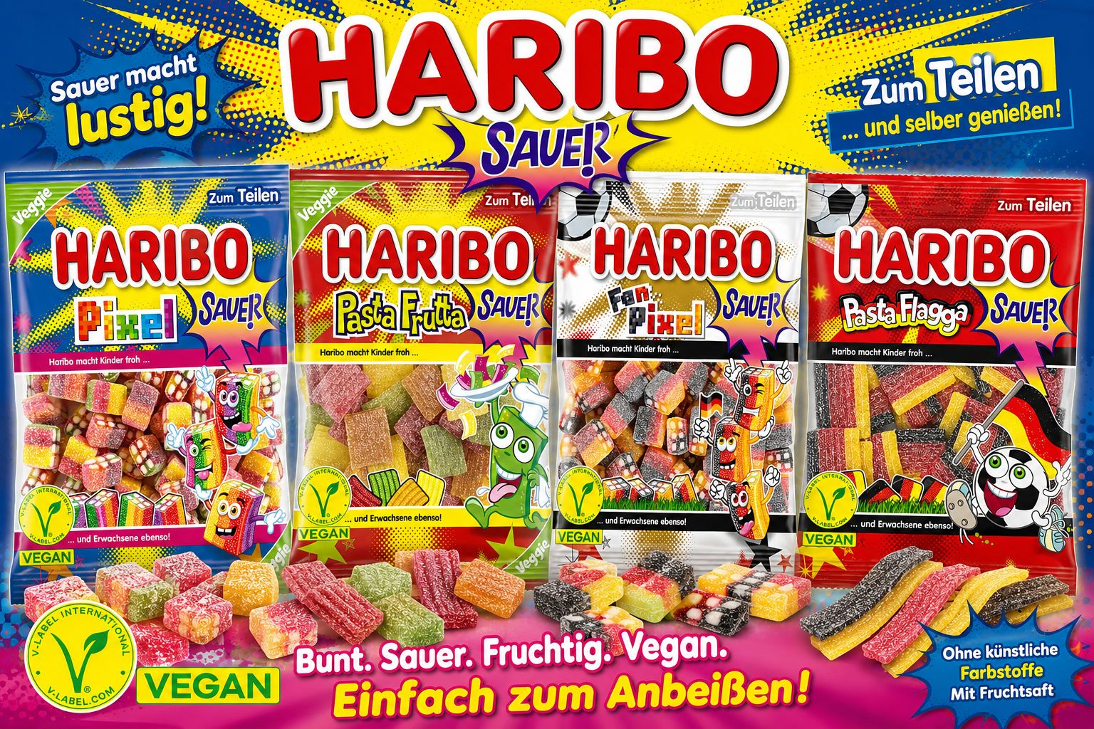 Haribo Sauer 4 er Bundle!