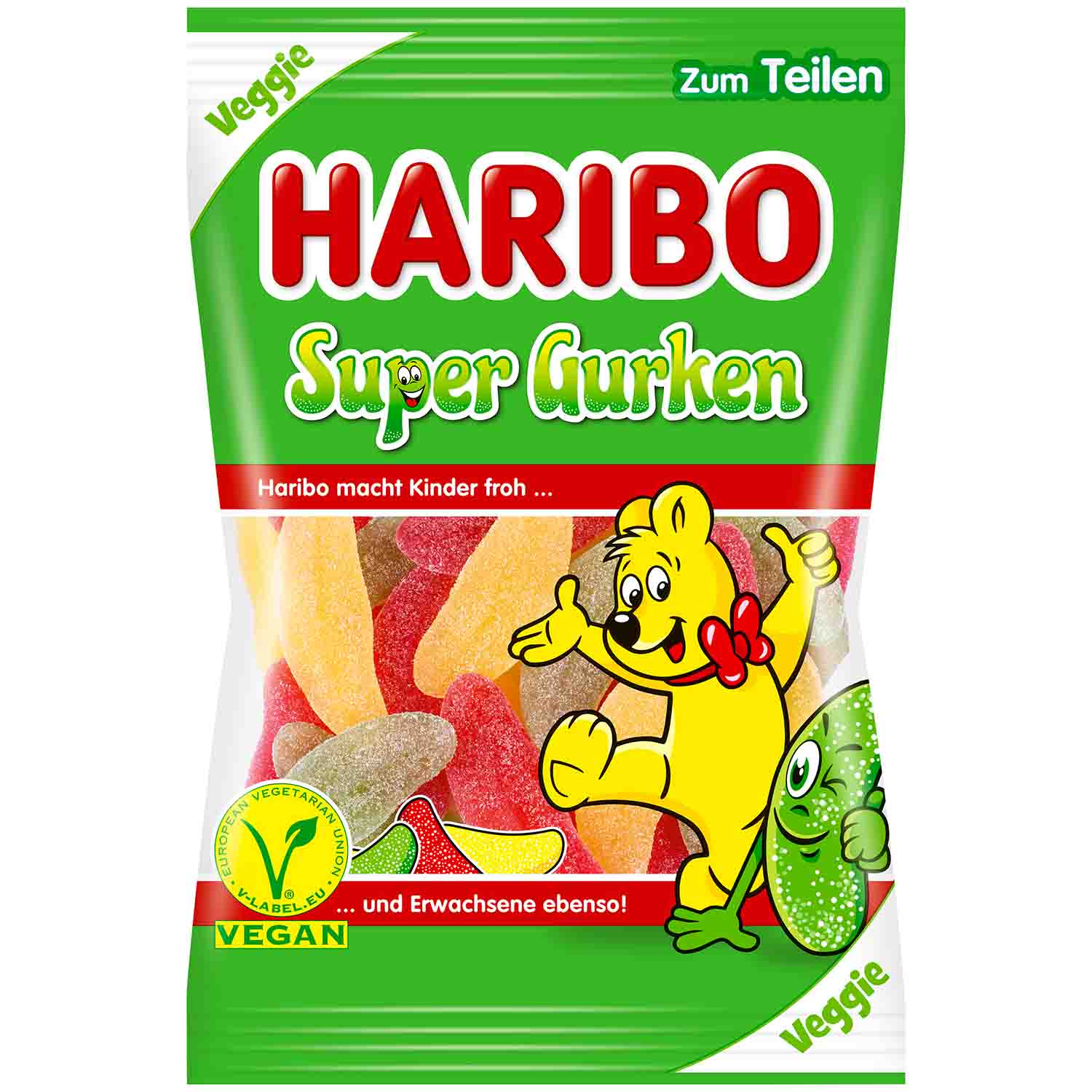 Haribo Super Gurken Vegan 175 g