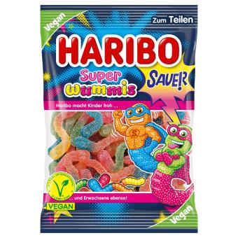 Haribo Super Wummis Sauer Vegan 175 g