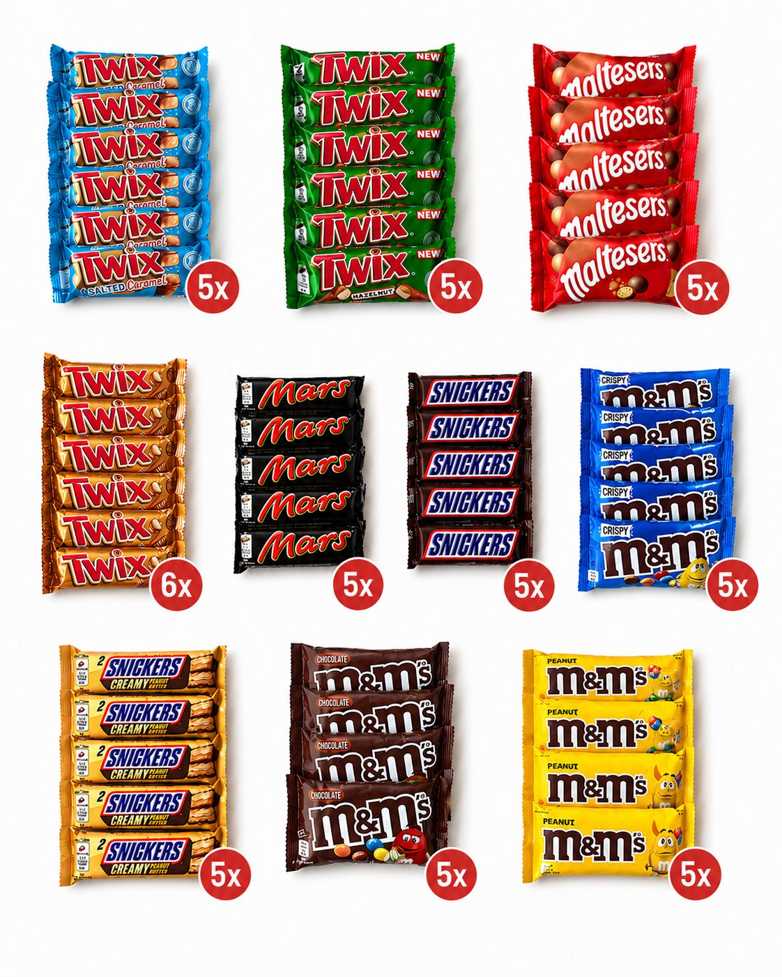 XXL Mega Schokobox über 50 Artikel!
