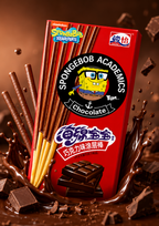 JUNYI SpongeBob Dark Chocolate Coated Sticks 21 g