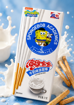 JUNYI SpongeBob Schwammkopf Stäbchen Milchgeschmack 21 g