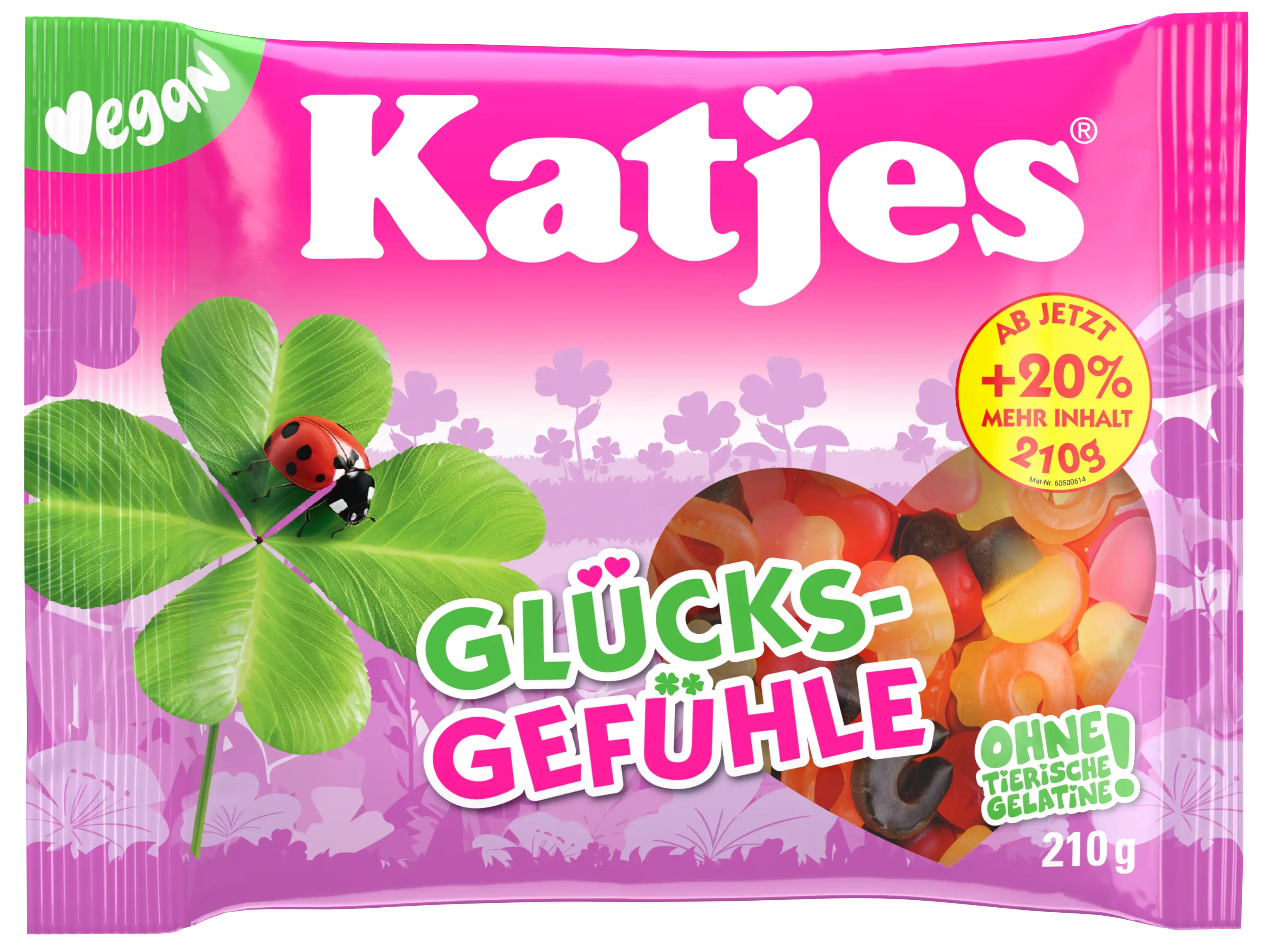 Katjes Glücks-Gefühle Vegan 210 g