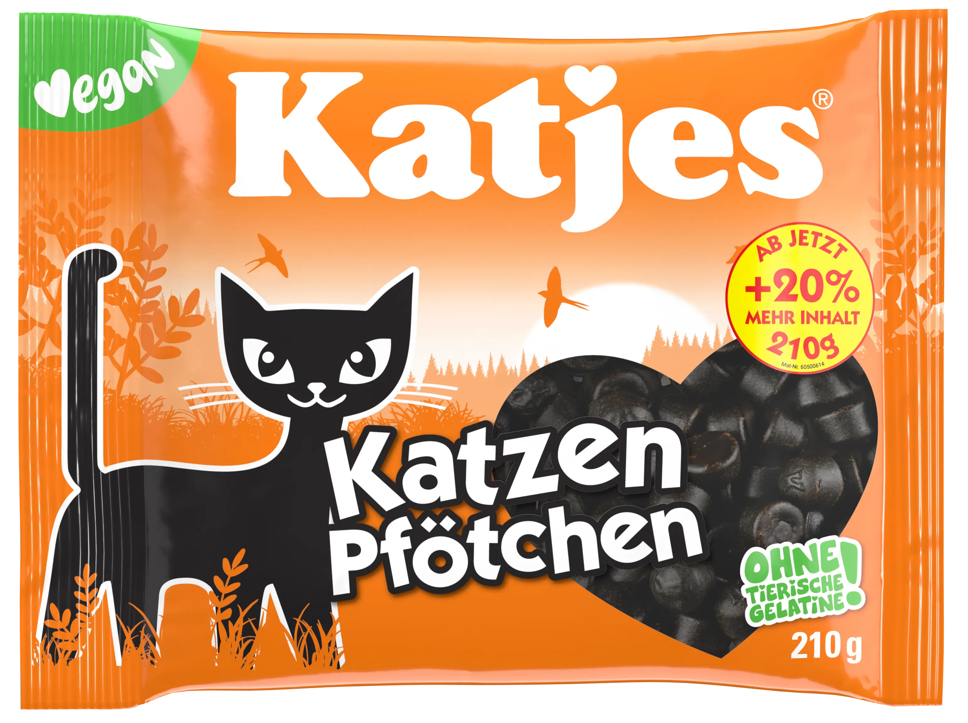 Katjes Katzen Pflöchten 210 g