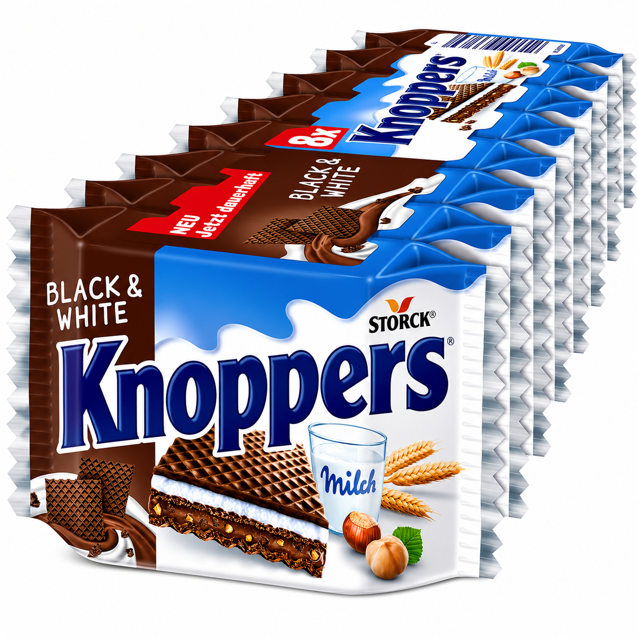 Knoppers Black & White 8er pack 200 g 