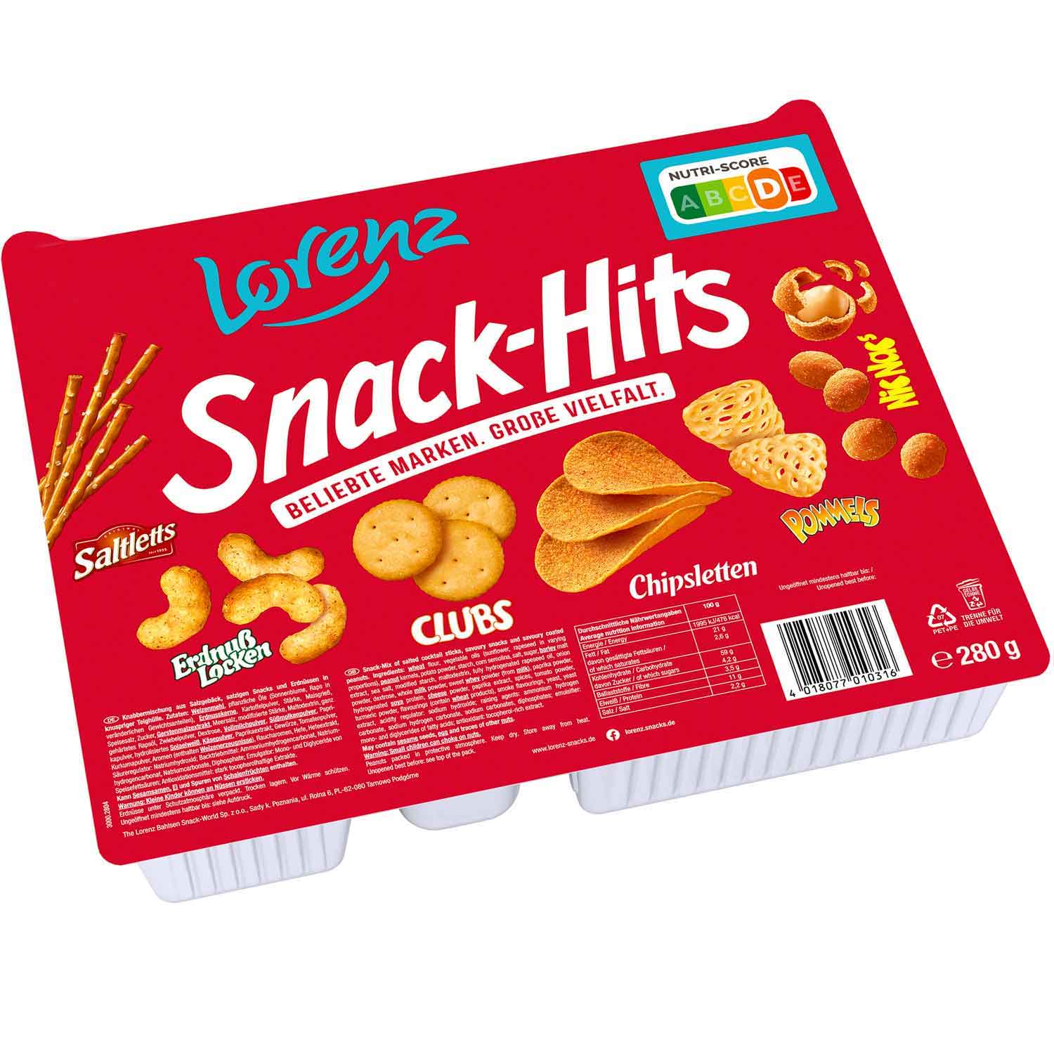 Lorenz Snack Hits 280 g