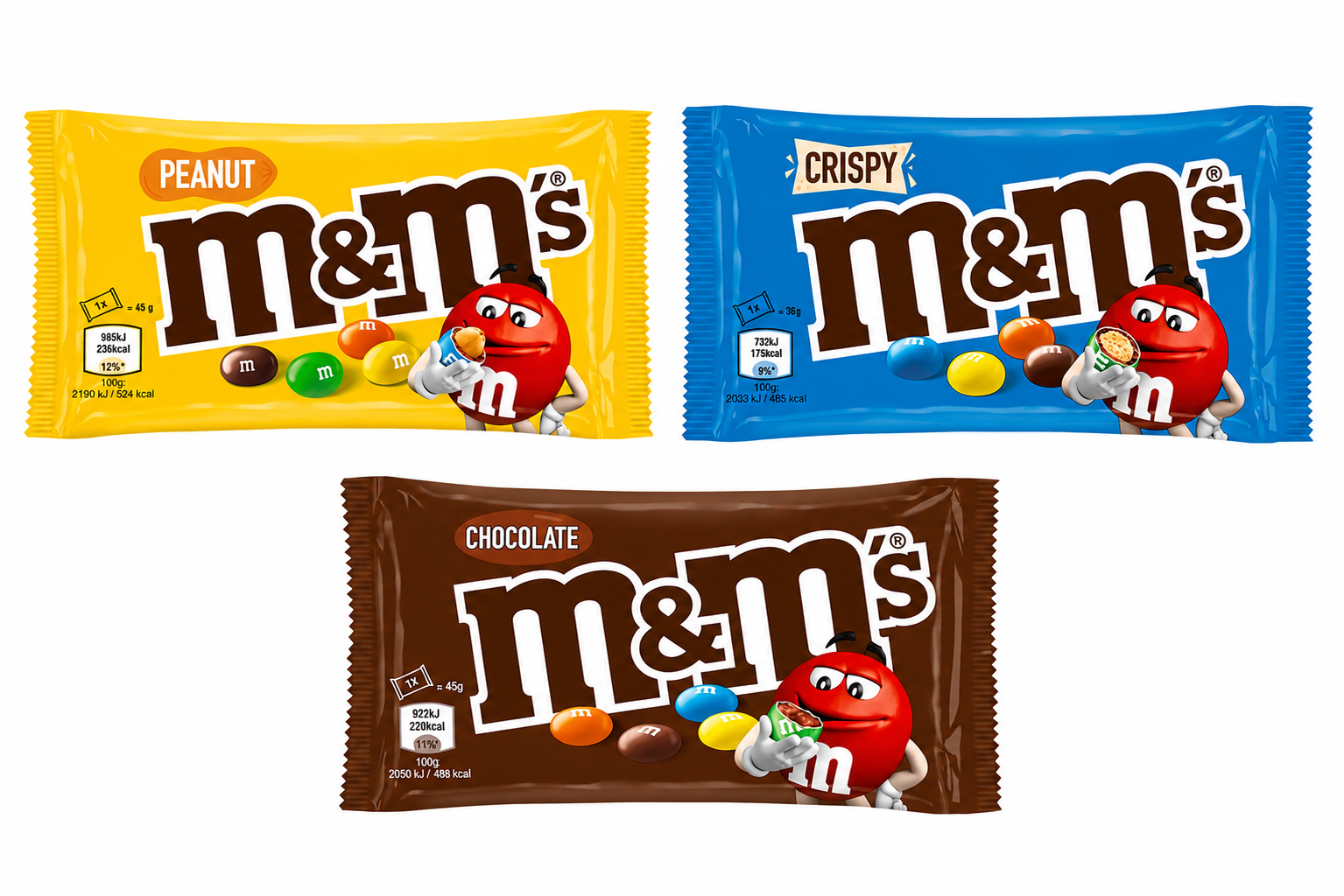 M&M´s Bundle Mix 3 x 126 g