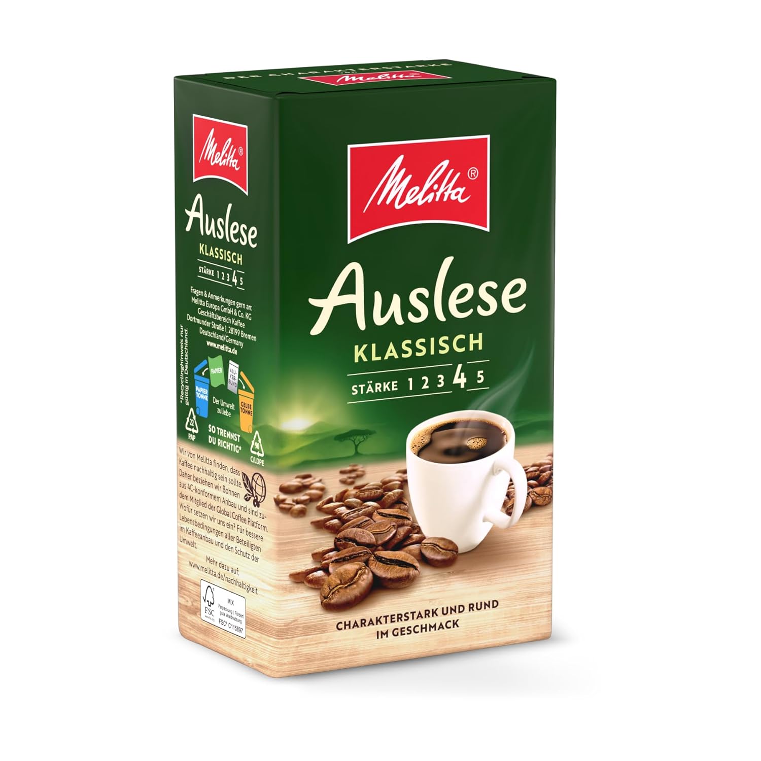 Melitta Auslese Filter Kaffee 500 g