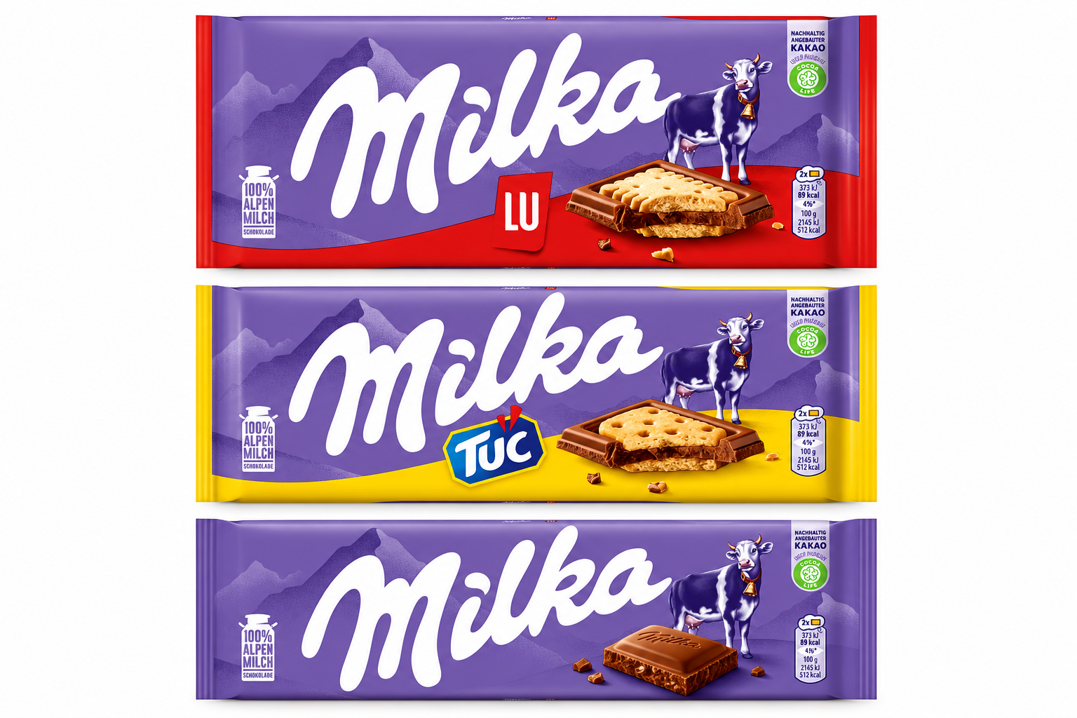 Milka Biscoff, Tuc Kekse, LU Kekse Bundle
