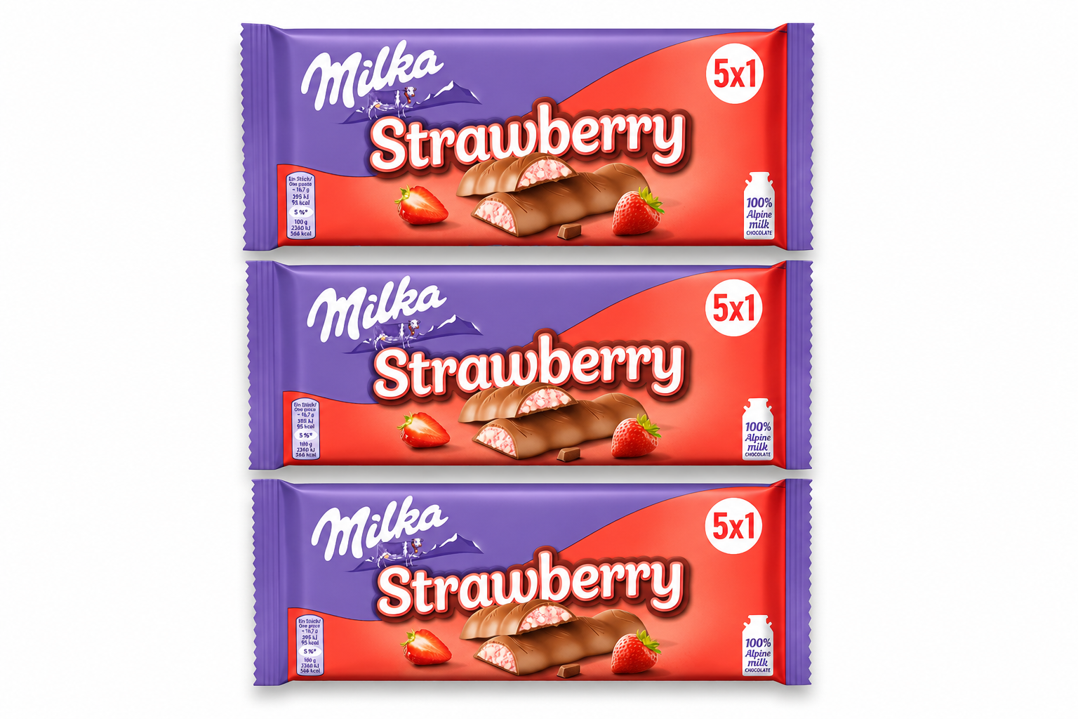 Milka Strawberry 3er Bundle