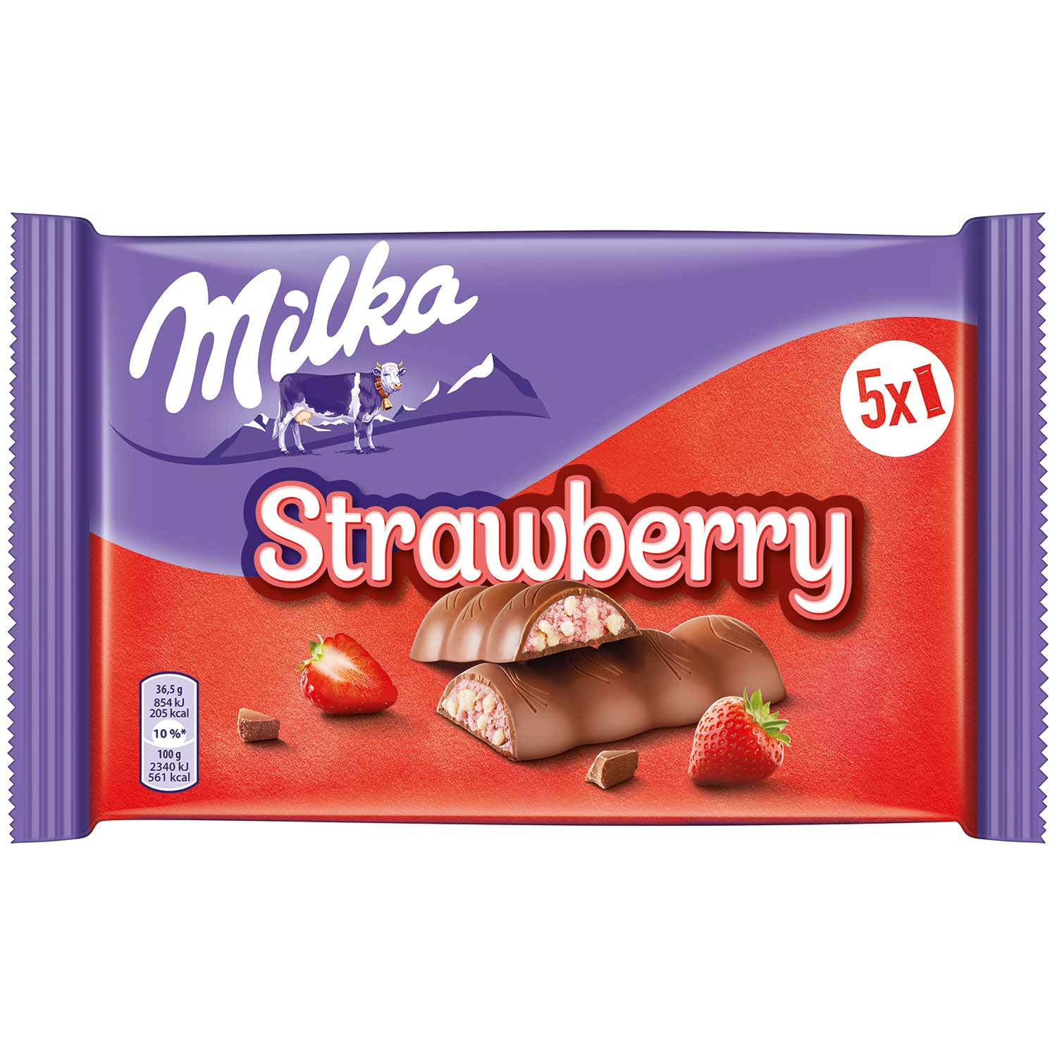 Milka Strawberry 5 x 36,5 g