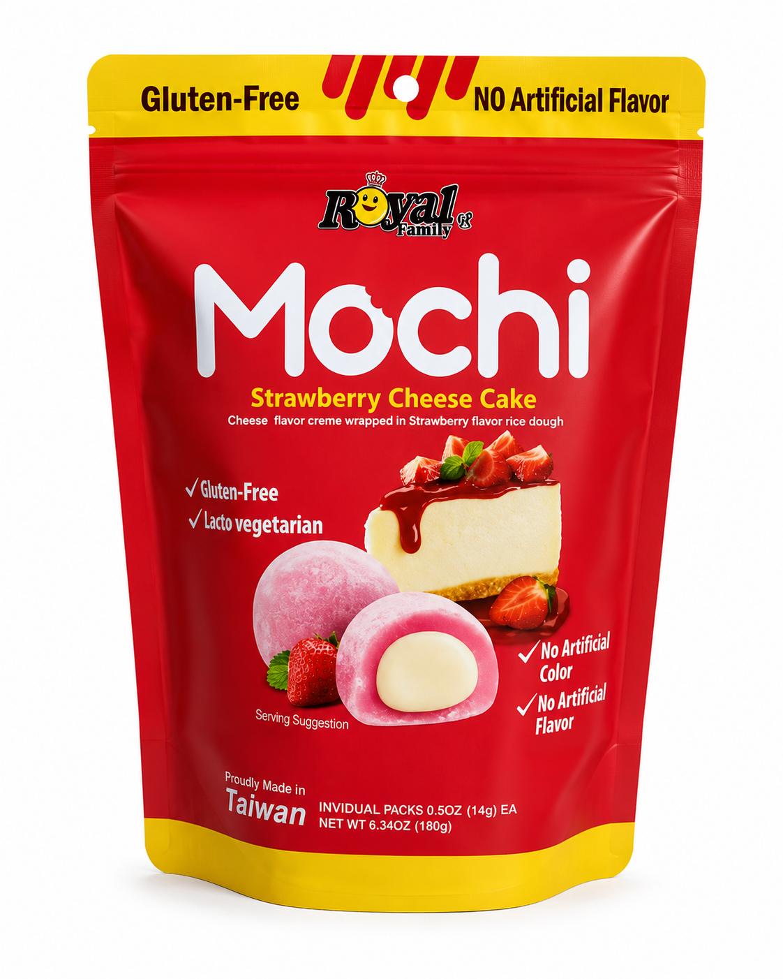 Royal Mochi Strawberry Cheesecake 180 g