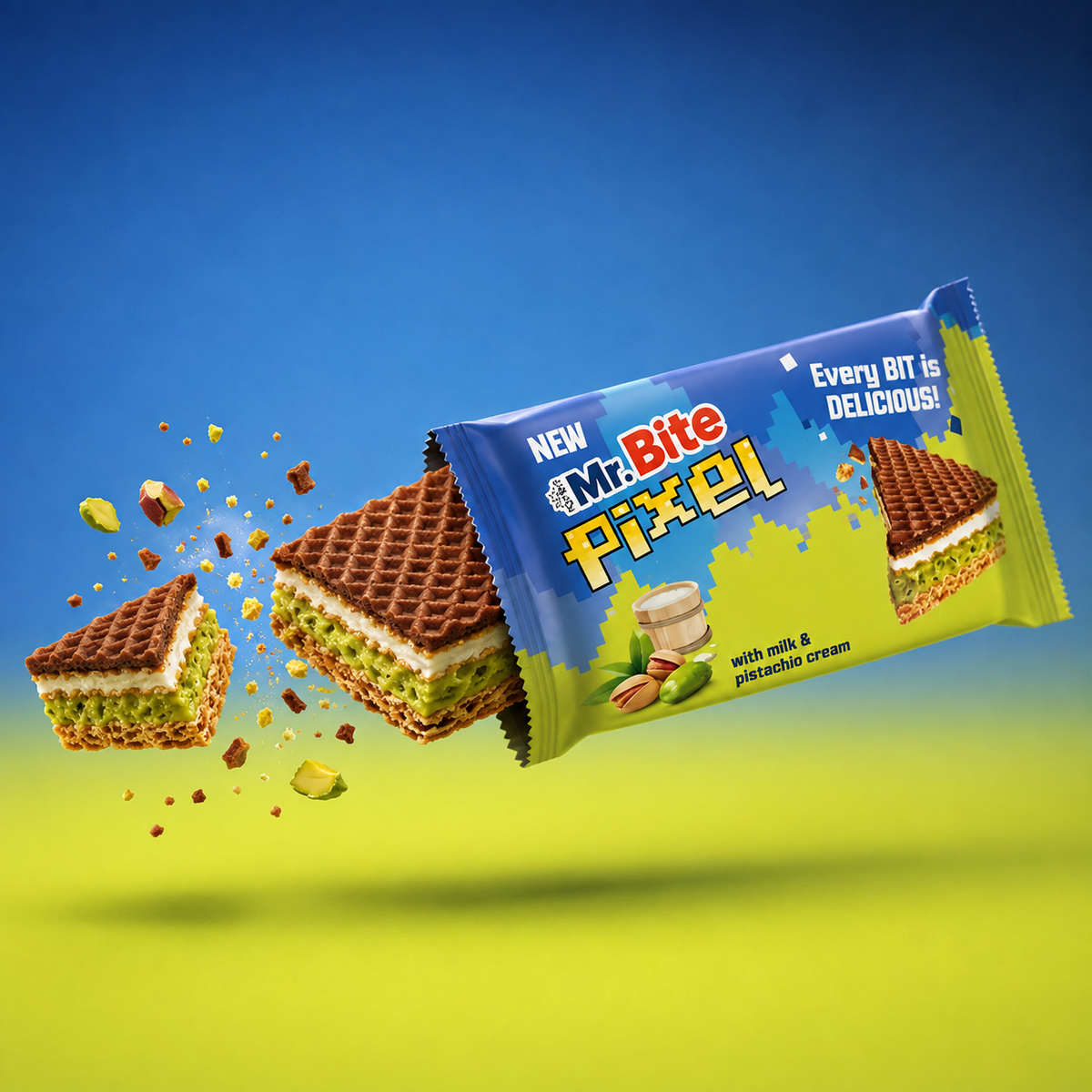 Mr. Bite Pixel Pistazie 24 x 28g