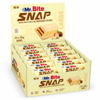 Mr. Bite Snap White Large Waffel mit Nusscreme & weißer Schokolade 24 x 35 g 
