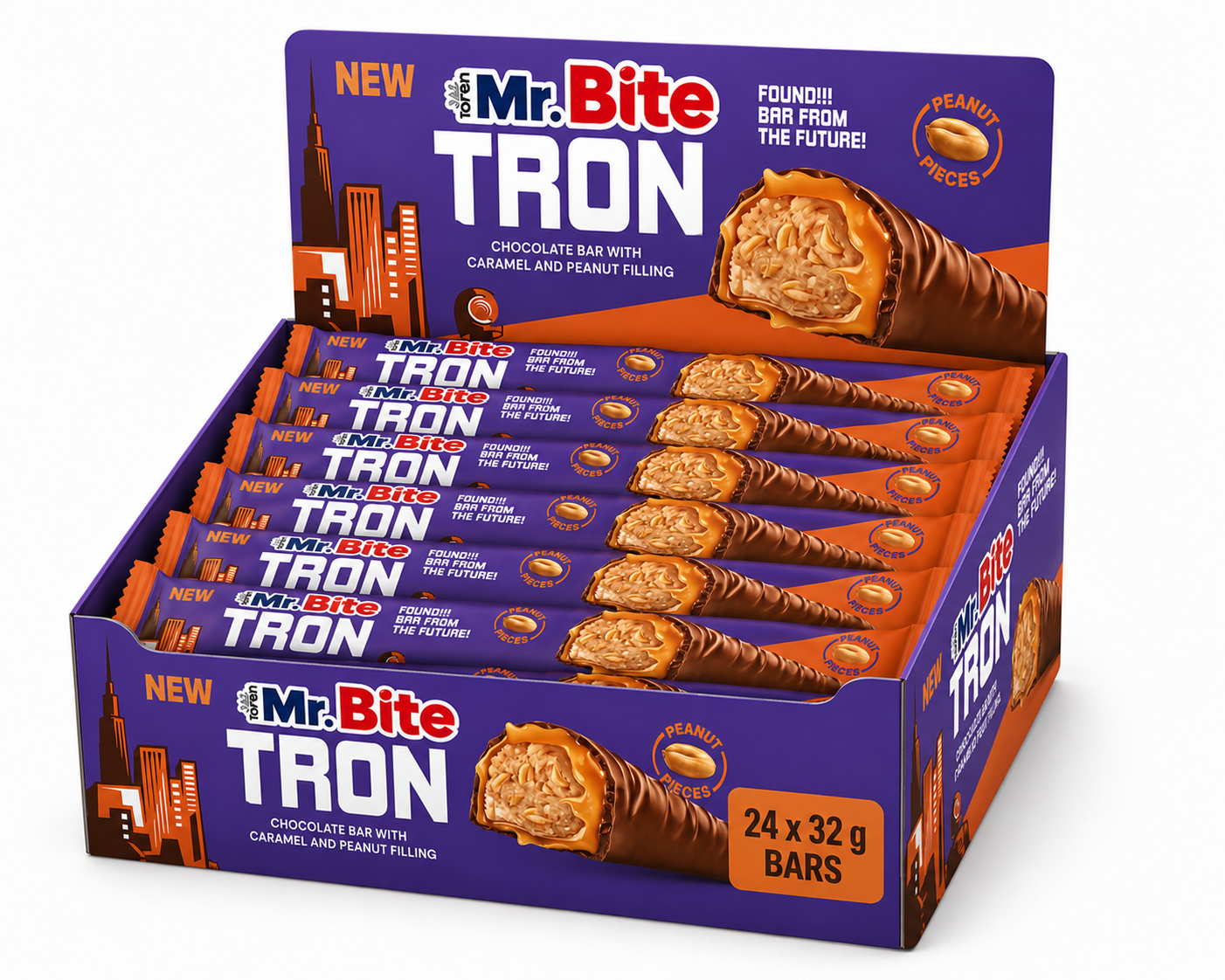Mr. Bite Tron Karamel Erdnuss 24 x 32 g