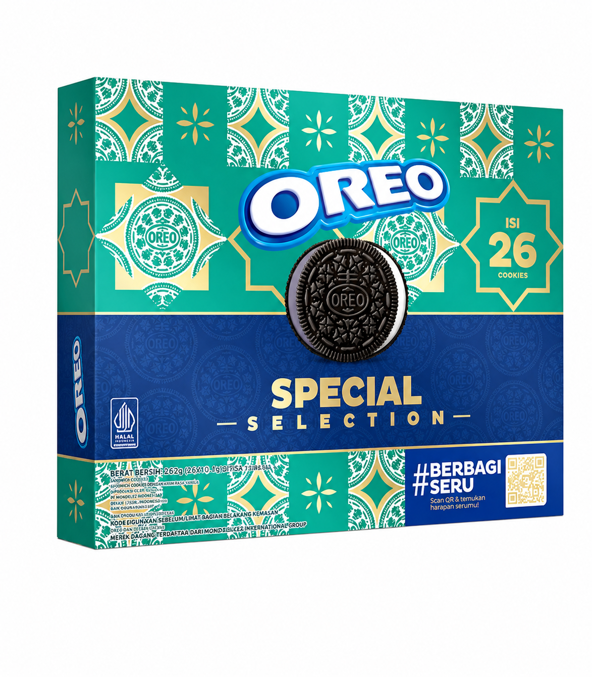 Oreo Special Selection Box (Ice Cream Blueberry, Oreo Original) 227 g 