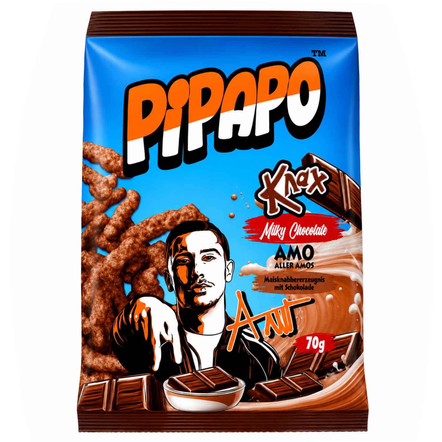 Pipapo Knax Milky Chocolate Amo aller Amos 70 g