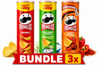 Pringles Bundle Classic , Sweet Paprika, Sour Cream & Onion 3 x 185 g