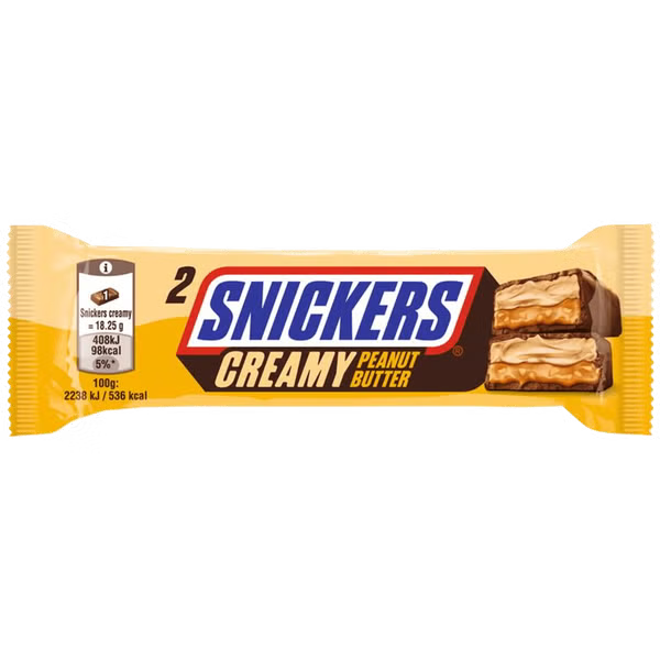 Snickers Creamy Peanut Butter 36,5 g
