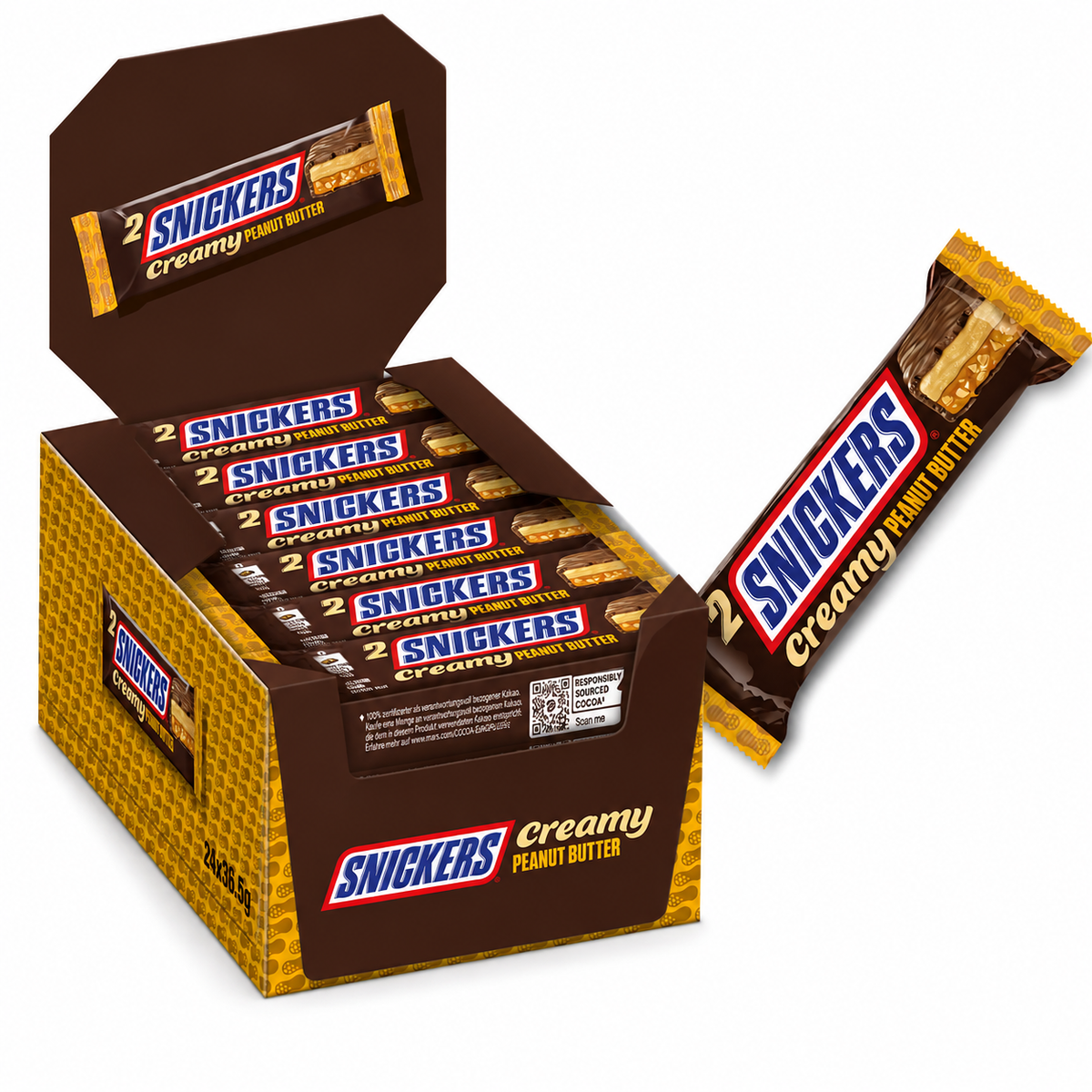 Snickers Creamy Peanut Butter 24 x 36 g
