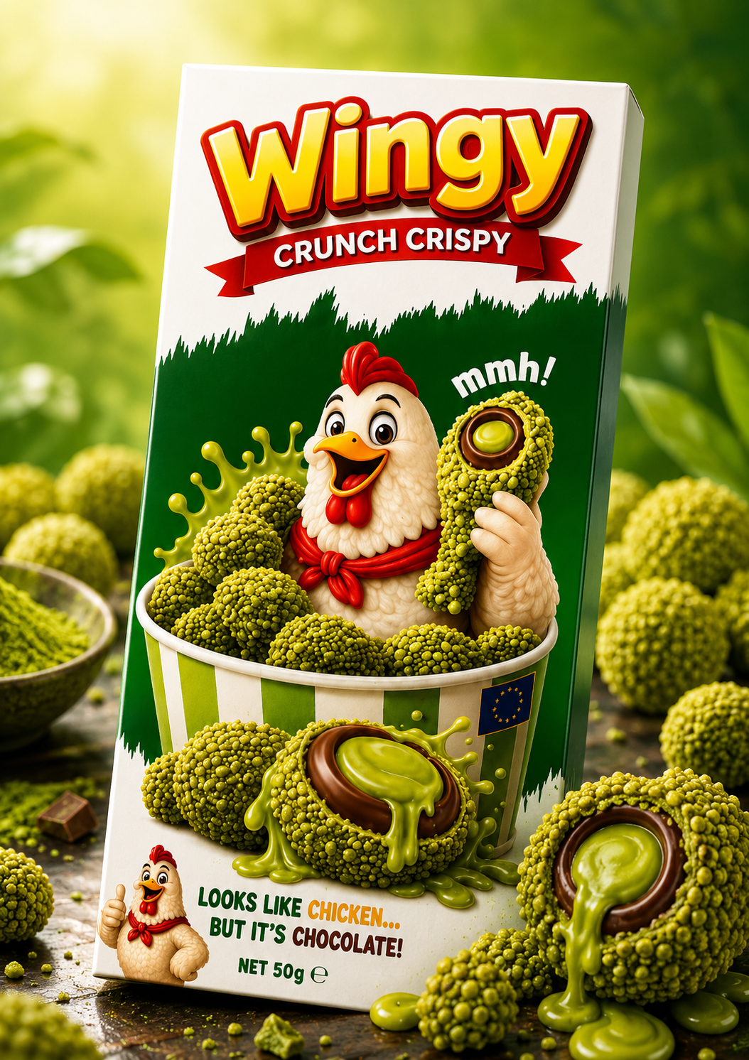 Wingy Crunch Crispy Pistazie 50 g