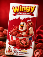 Wingy Strawberry Chicken Chocolate 50 g